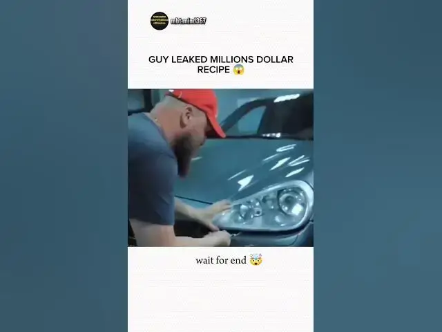 'Video thumbnail for Leaked Million-Dollar Recipe Revealed! 😱 #shorts #car'