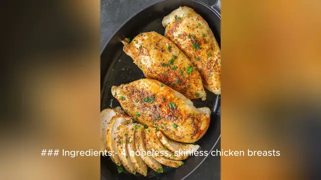 Video thumbnail for easy chicken recipe
