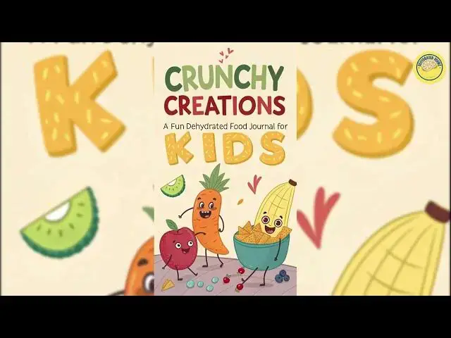 'Video thumbnail for Kid's Dehydrated Food Fun: Crunchy Creations Journal!'