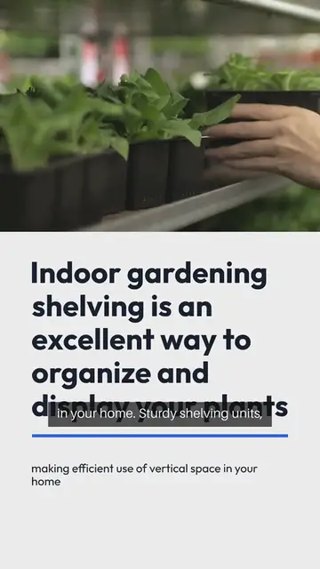 Video thumbnail for Indoor Gardening Shelving