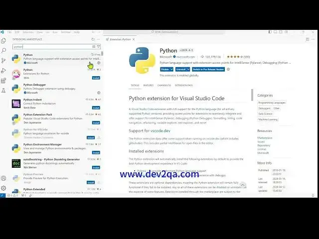 Video thumbnail for How To Quickly Set Up Python Develop Environment In VSCode