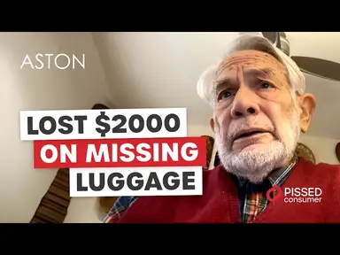 'Video thumbnail for Aston Hotel Reviews - Missing Luggage | PissedConsumer'