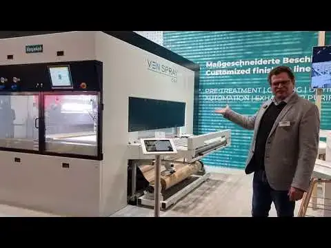 Video thumbnail for Mașina automată de pulverizare VEN SPRAY ONE de la Venjakob