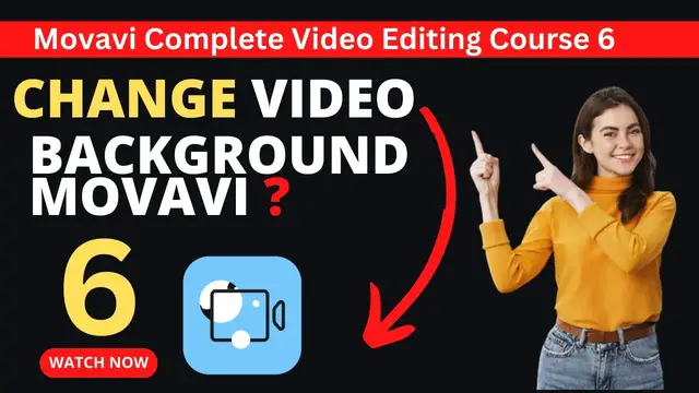 Video thumbnail for How to Change Video Background in Movavi Video Editor  ⬆️ Movavi Course For Beginners 2023 Video 6.