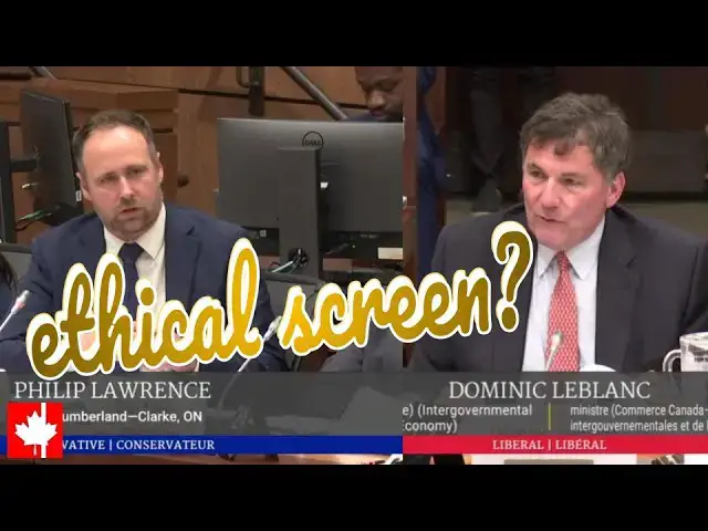 'Video thumbnail for Is there any ethical screen for Carney to avoid conflicts of interest or other lobbying concerns?'
