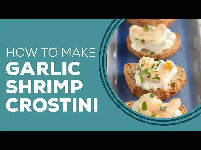 Video thumbnail for How to Make Garlic Shrimp Crostini - Blast from the Past
