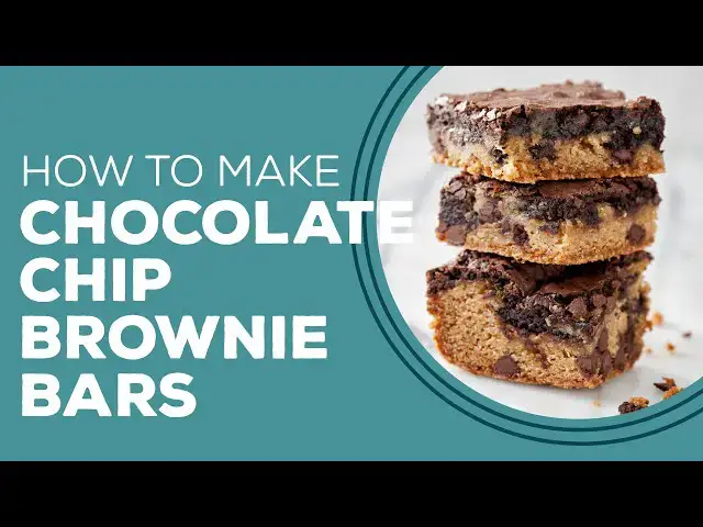 Video thumbnail for Blast from the Past: Chocolate Chip Brownie Bars Recipe | Cookie Brownie Bars | Brookies