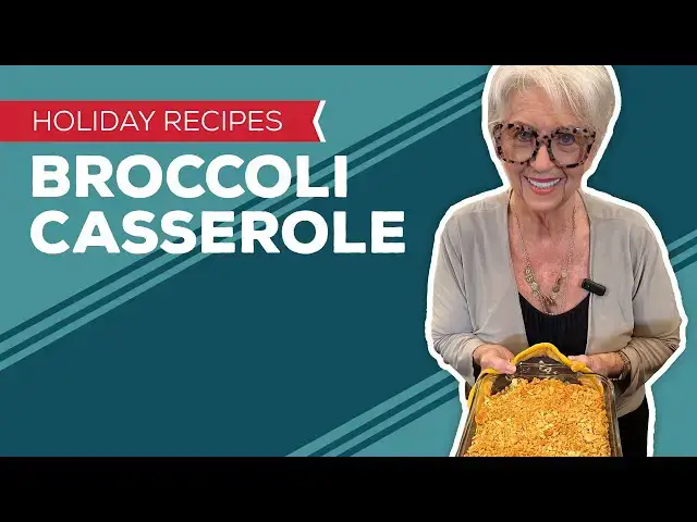 Video thumbnail for Holiday Cooking & Baking Recipes: Broccoli Casserole Recipe | Thanksgiving Recipes Side Dishes