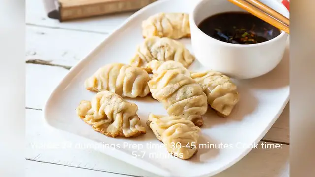 Video thumbnail for chinese dumpling recipe