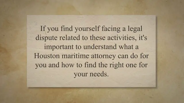 'Video thumbnail for Navigating the Seas of Legal Disputes: A Guide to Houston Maritime Attorneys'