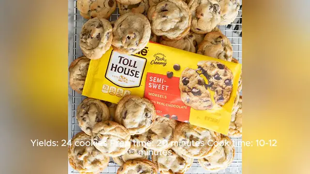 Video thumbnail for chocolate chip cookie recipe toll house