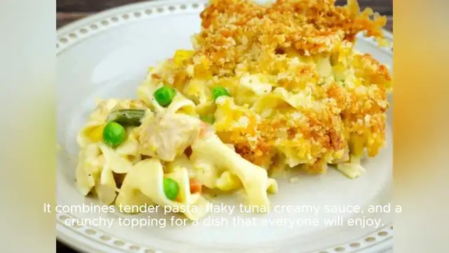 Video thumbnail for tuna noodle casserole recipe