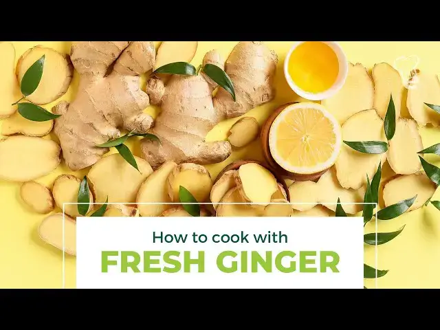 'Video thumbnail for How to Cook with Fresh Ginger | How-To Video | healthEcooks.com'