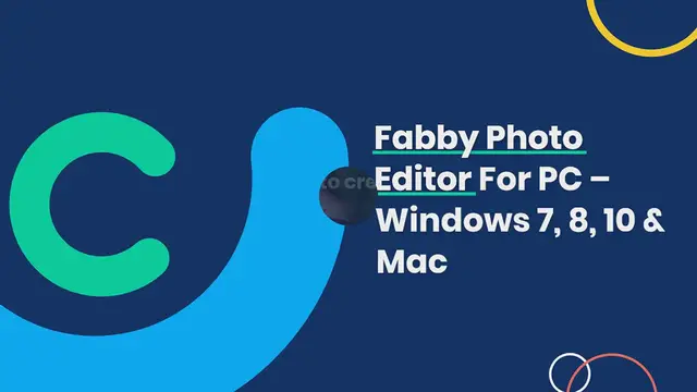 Video thumbnail for Fabby Photo Editor For PC – Windows 7, 8, 10 & Mac