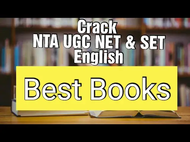 'Video thumbnail for Best Books to Crack the NTA UGC NET & SET Exam in English'