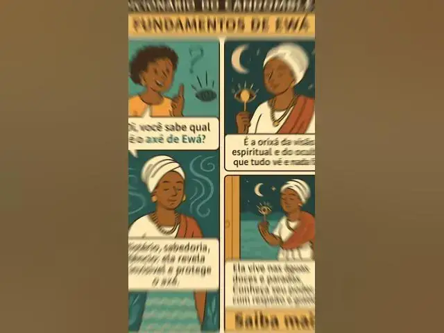 'Video thumbnail for 🌿✨ Mergulhe nos mistérios de Ewá! 💫 #Candomblé #Ewá #Axé #Espiritualidade #DicionárioIlustrado'
