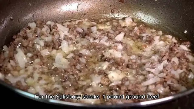 Video thumbnail for salisbury steak recipe