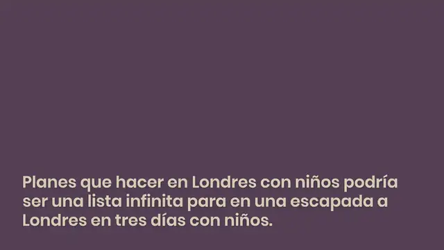 Video thumbnail for Que ver en Londres con niños: Ruta 3 días + Consejos locales
