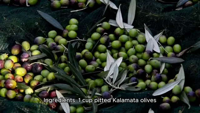 Video thumbnail for olive tapenade recipe