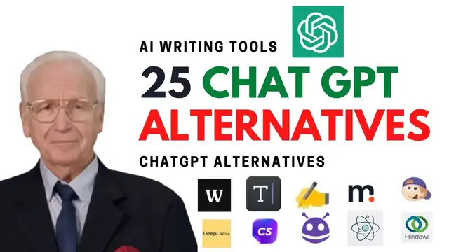 Video thumbnail for ChatGPT Alternatives: 25+ AI Writing Tools and similar websites |best chatgpt alternative for coding