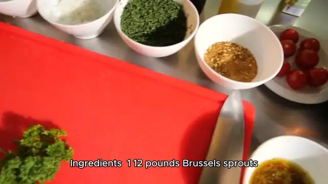 Video thumbnail for Brussel sprouts recipe