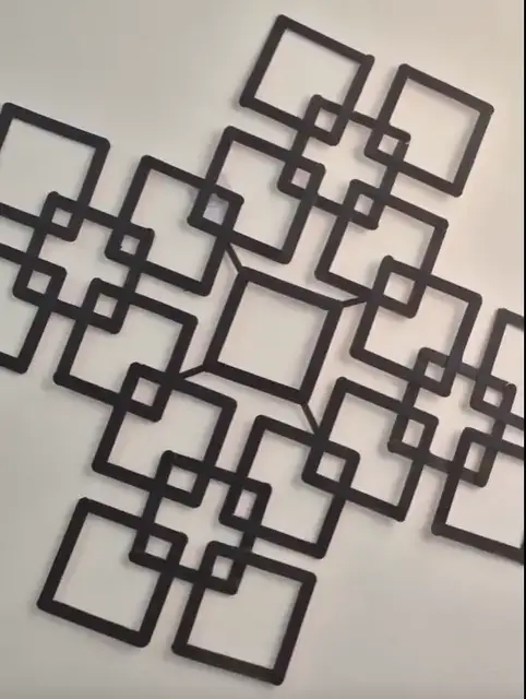 Video thumbnail for DIY Geometric Easy  Home Decor Using Wooden Sticks Wall Hanging Decoration