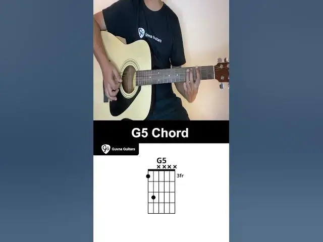 Video thumbnail for How To Play The G5 Chord On Guitar - Guvna Guitars