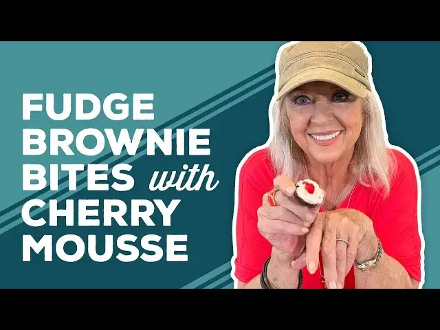 Video thumbnail for Love & Best Dishes: Fudge Brownie Bites with Cherry Mousse Recipe