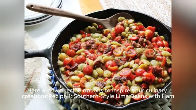 Video thumbnail for lima beans recipe