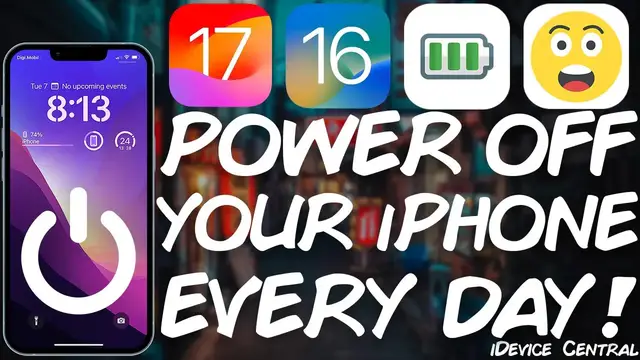 Video thumbnail for You Should REBOOT Your iPhone EVERY DAY! Here's Why!