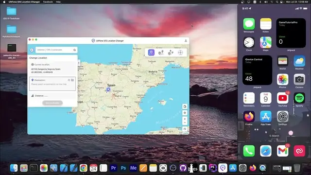 Video thumbnail for iOS 15.0 - 16.5.1: How to Change Location or Hide My Location on iPhone Without Jailbreak and Root