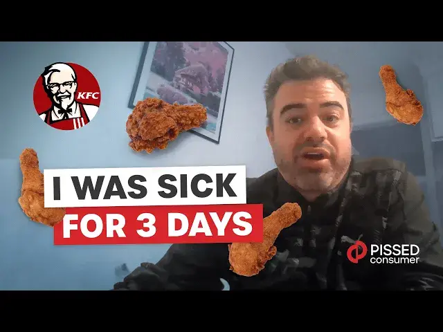 'Video thumbnail for KFC Canada Reviews - I was sick for 3 days after eating their food | PissedConsumer'