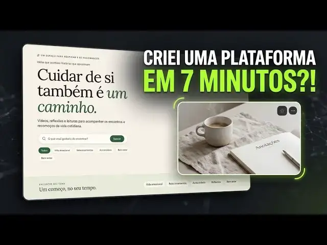 Video thumbnail for Testei uma IA que cria plataformas - e o resultado me surpreendeu