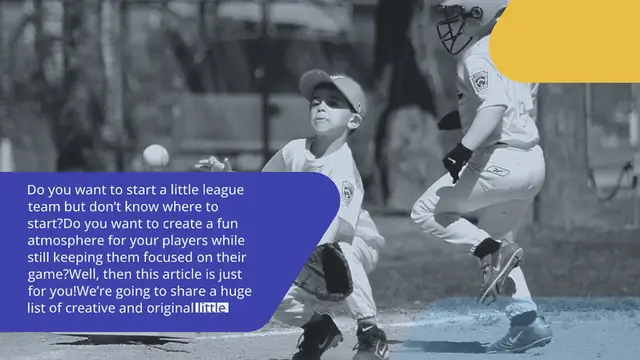 Video thumbnail for 250+ Creative And Funny Little League Team Names Ideas