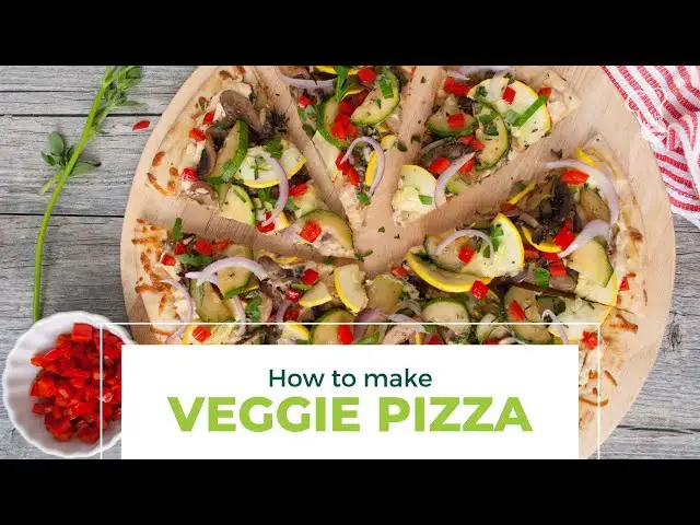 'Video thumbnail for How to Make Veggie Pizza | Pizza Recipe | healthEcooks.com'