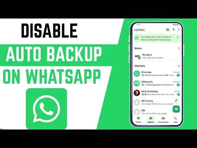 Video thumbnail for How To Disable Automatic Backup On WhatsApp
