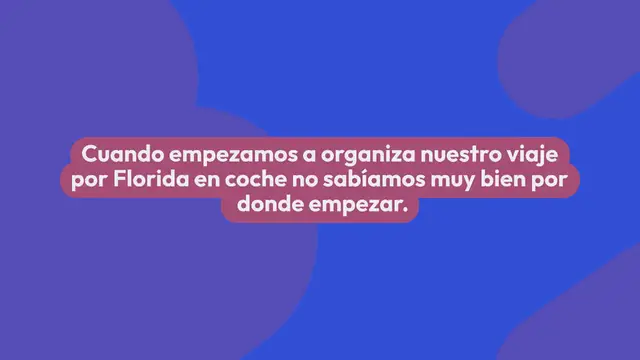 Video thumbnail for Ruta por Florida: Viaje a Miami, Orlando y Cayos de Florida en 19 días.