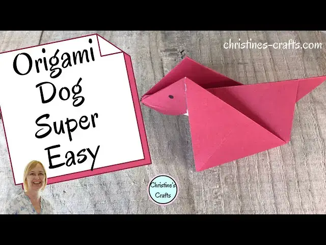 Video thumbnail for HOW TO MAKE AN ORIGAMI DOG - Easy Origami for kids and adults