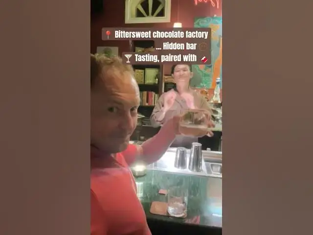 Video thumbnail for 🍫 Hidden Bar Behind a Chocolate Factory – Chocolate Tasting & Custom Cocktail
