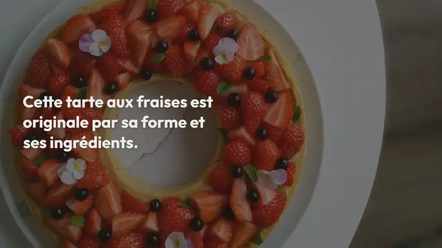 Video thumbnail for Tarte aux fraises et tapioca