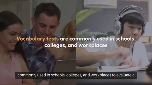 Video thumbnail for Vocabulary Tests