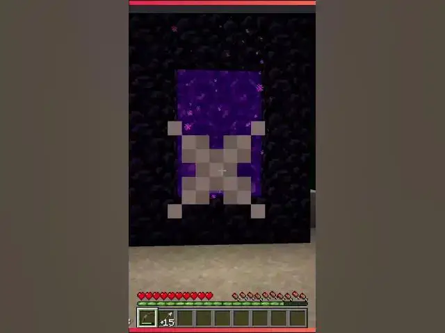 Video thumbnail for SECRET Minecraft Command - SHOOTING ARROWS THROUGH PORTALS? | #shorts