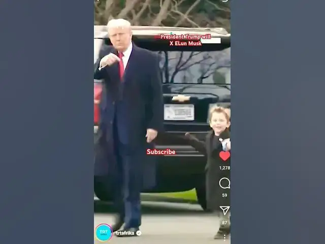 Video thumbnail for President Trump will X ELun Musk #johnselephilip #foryou #billionaire