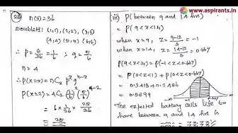 Video thumbnail for 12th Business Maths 2nd MidTerm Answer Keys 2019-20 | Trichy District | English Medium