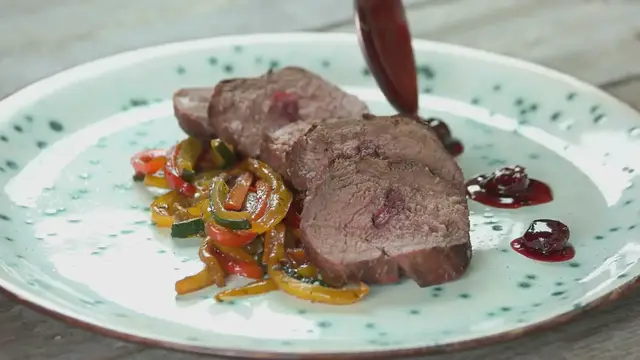 Video thumbnail for Beef and Blackberry Skewers