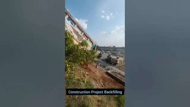 Video thumbnail for Big Dumper Art Of Backfilling Construction #shorts #ytshorts