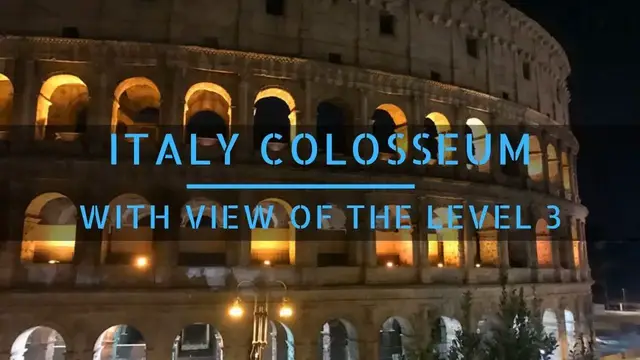 'Video thumbnail for Rome Colosseum Visit Level 3 (Belvedere)'