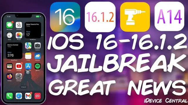 Video thumbnail for iOS 16 - 16.1.2 JAILBREAK News: New App RELEASED! Customize Sounds, Dock, Gestures, Home Screen, Etc