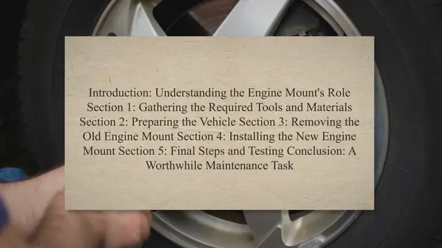 Video thumbnail for Replacing an Engine Mount: A Comprehensive Guide