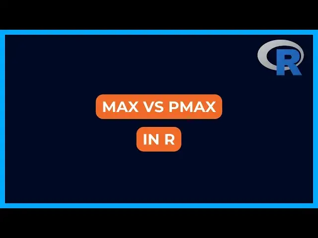 Video thumbnail for Max VS Pmax | Maxium VS Parallel Maxium in R